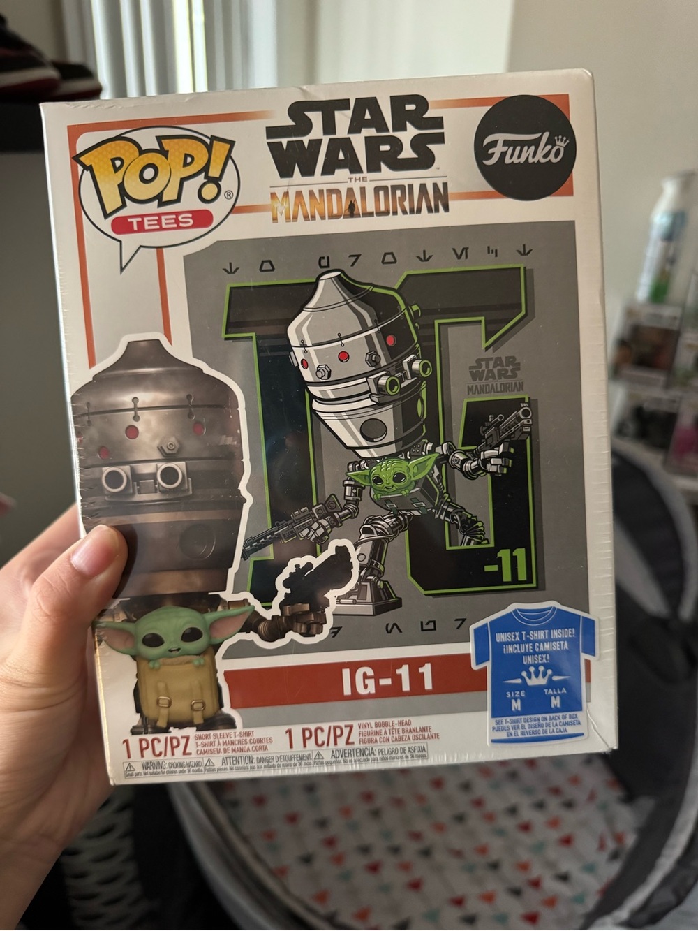 Funko Star Wars - Booble Head Pop No. XX - IG-11 with Child + T-Shirt (M)